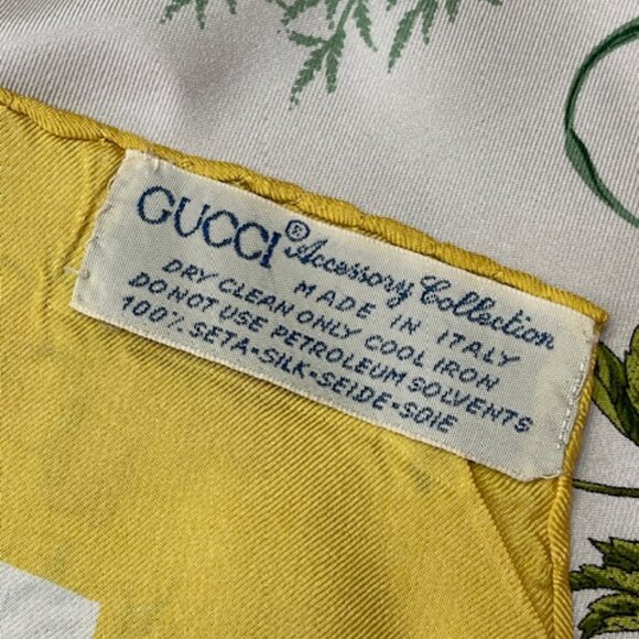 Vintage Silk Gucci Scarf - Picture 4 of 6